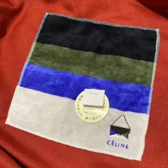 CÉLINE バッグ刺繍　タオルハンカチ