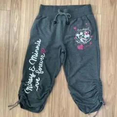 Disney ミッキー & ミニー スウェットパンツ ハーフパンツ　 Lサイズ