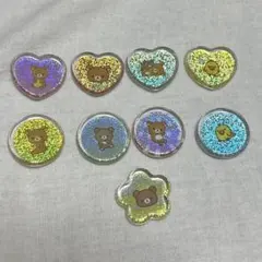 リラックマ　おはじきシール　おすそ分け