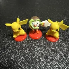 チョコエッグ ポケモン フィギュア 3体セット ピカチュウ モクロー