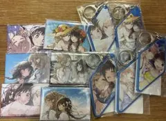 ふたりべや DMM スクラッチ スクエア缶バッジ6種＆アクリルキーホルダー5種