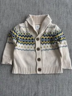 baby GAP 幾何学模様カーディガン