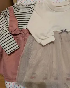 子ども服　ワンピース【80】2着セット