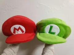 USJマリオとルイージファンキャップ　ぬいぐるみハット　ユニバ　ユニバーサル