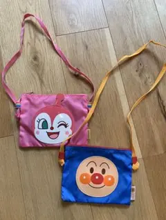 アンパンマン　ドキンちゃん　ポシェット　サコッシュ　2点セット　単品可