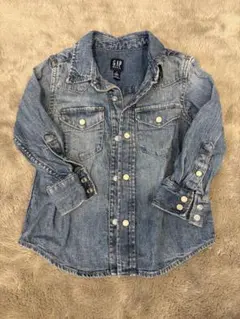 GAP デニム長袖シャツ 2歳用