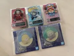 一番くじ ワンピース アクリルチャームとアクスタ5点セット