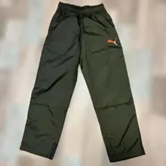 PUMA ナイロンパンツ 130cm オリーブグリーン
