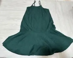 ダークグリーン キャミワンピース 100cm