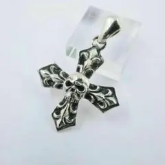 シャドウフレアクロス ドクロ ゴシック ペンダントトップ チャーム 十字架
