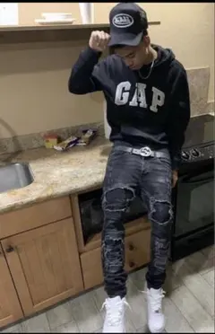 「超希少‼️xsサイズ」00 archive GAPパーカー drip us uk