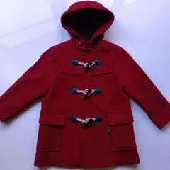 【110A】COMME CA ISM　ダッフルコート　赤　フード付きのサムネイル