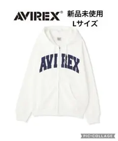 新品　AVIREX ジップパーカー　フーディー　トップス　アヴィレックス