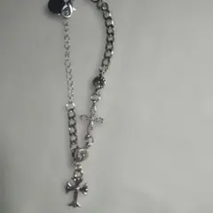 シルバーブレスレット ユリ クロム