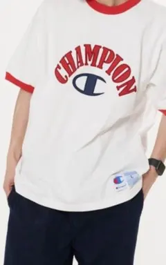 新品Champion リンガーTシャツ M