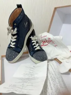 Christian Louboutin ハイカットスニーカー　スワロ　スエードのサムネイル
