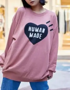 ⭐️新品⭐️初期モデル希少！Human made ビッグハートセーターのサムネイル