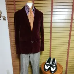 ベルベット テーラードジャケット