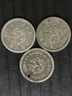 竜5銭銀貨/明治8,9,10年3個セット① 2026年最新】竜5銭銀貨の人気アイテム - メルカリ