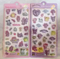 【正規品】3D立体　サンリオシール交換　ボンボンドロップシール　2枚セット