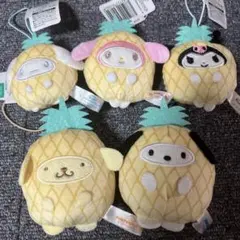 サンリオキャラクターズ フルーツ着ぐるみマスコット ～パイン～ コンプセット