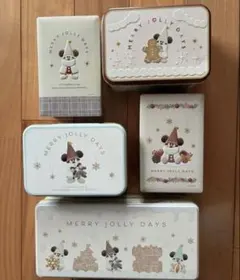 東京ディズニーリゾート リルリンリン チョコレート缶　(空缶) 5個セット