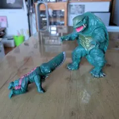 ガメラ ギロン ソフビ フィギュア 2体セットのサムネイル