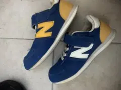 New Balance 420M キッズスニーカー 青/黄色