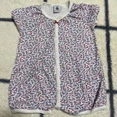 う*ぎ様 Petit Bateau 花柄ロンパース