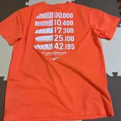 26th NAGANO MARATHON 陸上用シャツ M オレンジ