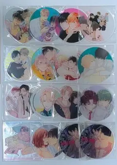 商業 BL アクリルコースター まとめ売り グッズ カフェ グラッテ 特典 商業BL アクリルコースター まとめ売り16枚 グラッテ コミコミ 有償