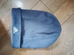 adidas ビーニー帽 ブルー