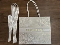 新品未使用 CHRISTIAN DIOR ショップ袋 ショッパー リボン 紐