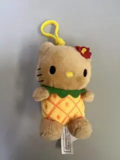 日焼けハローキティ パイナップル キーホルダー　ハワイ限定