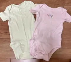 H&M ボディスーツ2枚セット90