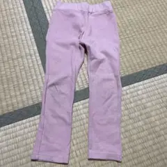 ピンク スリムフィット 長ズボン 後ろポケット