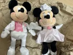 ミッキー　ミニー　ウエディング　ぬいぐるみ