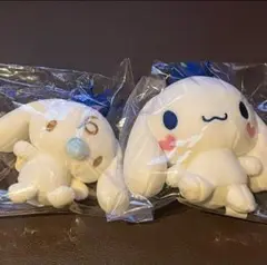 シナモロール　ぷち　王冠　ぬいぐるみ　キーホルダー　2種　カフェ　①