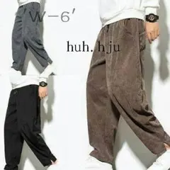 vワイドパンツ メンズ 袴パンツ コーデュロイ サルエルパンツロング ズボu