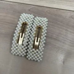 パールヘアピン 2個セット