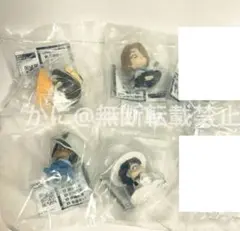 名探偵コナン　フィギュア ちぢませ隊9 怪盗キッド　服部平次　和葉　紅葉　伊織