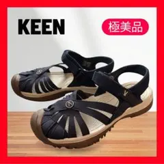 極美品✨KEEN キーン ローズサンダル ネイビー 23.5 人気 夏レディース
