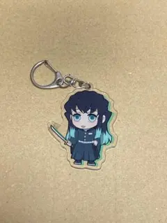 鬼滅の刃　時透無一郎　ミニキャラ　両面　キーホルダー