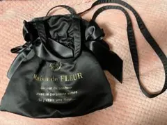 値下げMaison de FLEUR ダブルリボン2Wayトートバッグ