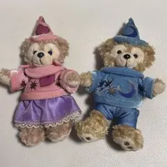 2011年 10th ダッフィーシェリーメイ ぬいぐるみ バッジ