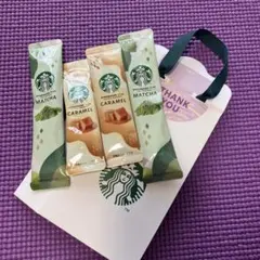 Starbucks VIA スティックコーヒー 抹茶 キャラメル 4本セットのサムネイル