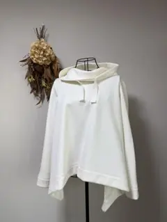 UNTITLED/ホワイト パーカー/サイズ2