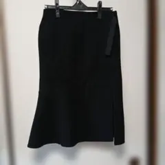 ♡ユニクロ　+J フレアスカート サイドスリットあり