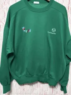 90s イタリア製　Sergio Tacchini スウェット グリーン