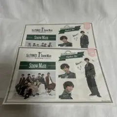 SnowMan 阿部亮平 ステッカー